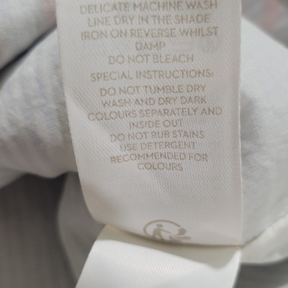 Boden Women's Victoria Embroidered Striped Pencil Mini Skirt Size 14 Floral... - Picture 15 of 16